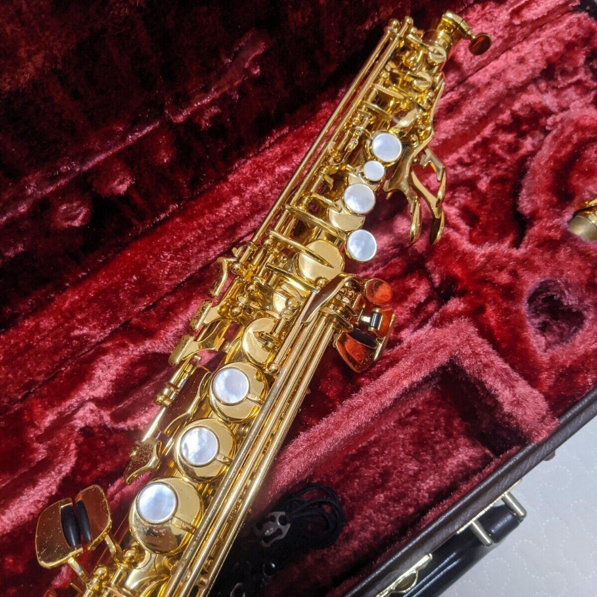 Soprano Sax YSS-675 med hårt fall som samma av Pictrues