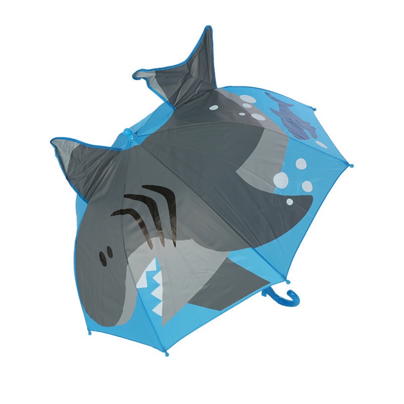 Kreatywny parasol dziecięcy urocza kreskówka Długotrwałe projektowanie ucha 3D Automatyczne przedszkole Studenci Słonecznie i deszczowe wodoodporne parasole Mhy025-
