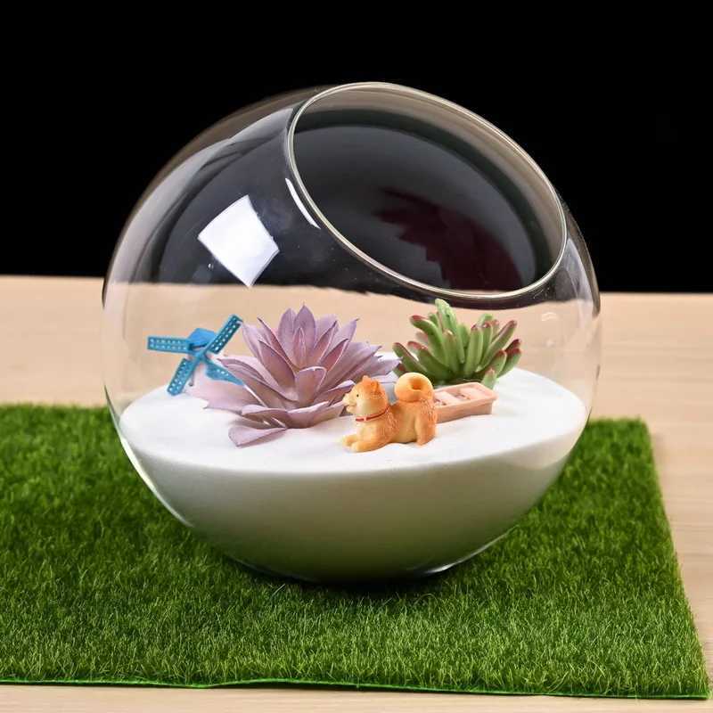 Vazen Nieuwe Micro Landschap Glazen Vaas Vetplant Terrarium Container Bloempotten Transparante Hydrocultuur Vaas Bruiloft Tafel DecorL24