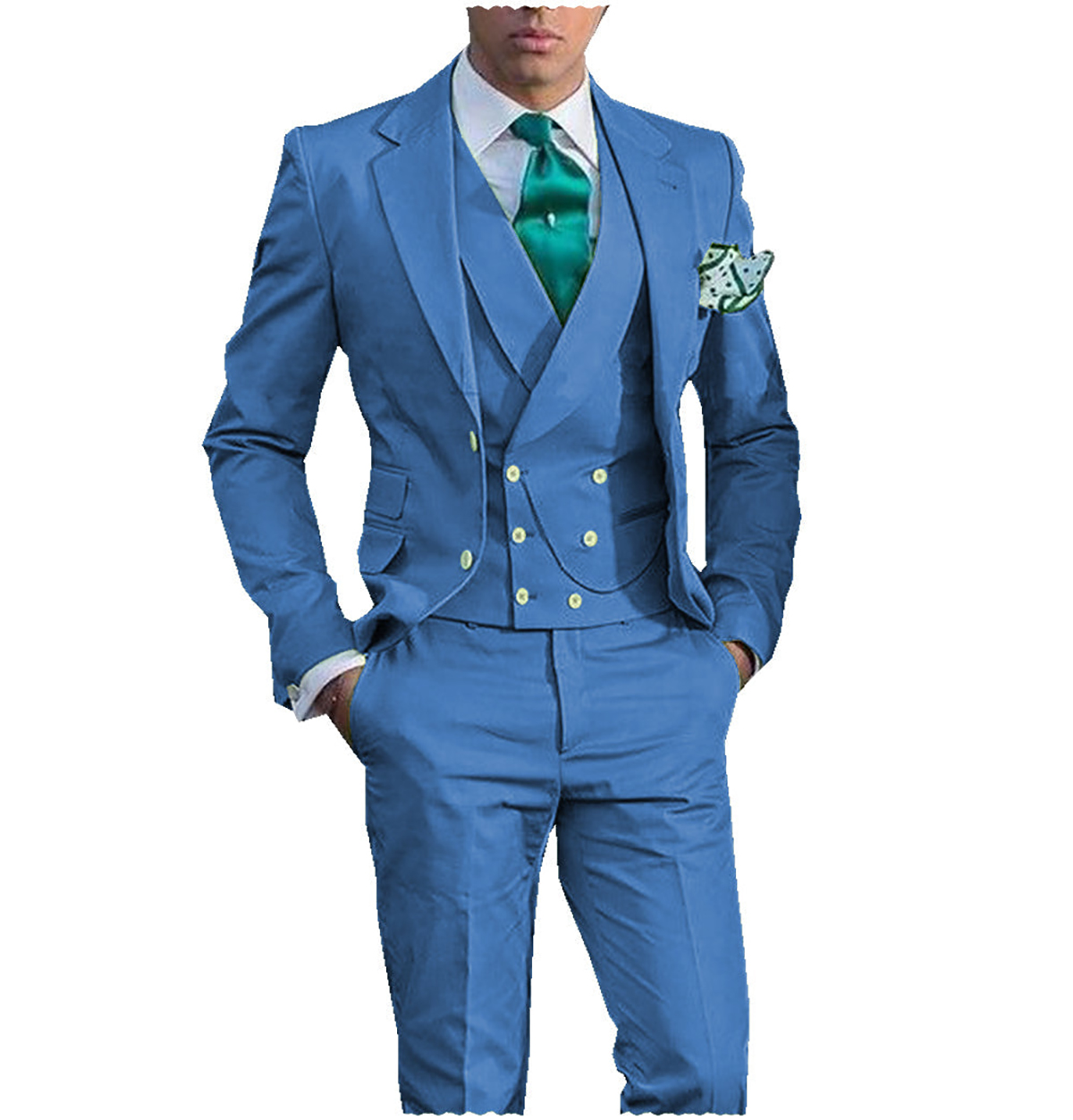 Nouveau style beau costume de mariage revers cranté dos évent un bouton marié smoking costume de marié 3 pièces Blazer gilet pantalon costumes smokings couleur pure créateur de mode