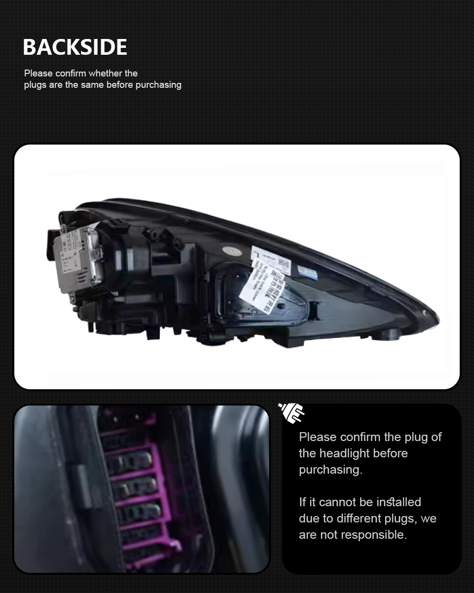 Car LED Lights Assembly For Porsche Cayenne 2011-20 18 Front DRL Matrix LED Head Lamp Turn Signal Front Lamp