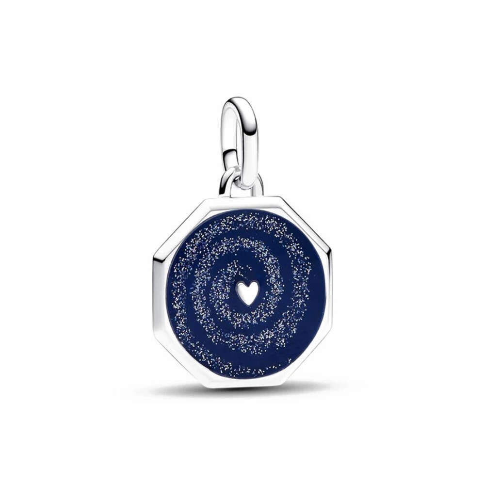 2024 ME Series Bead Heart Gratitude Spiral Galaxy Pendant For Original Pan Women DIY Bracelet Necklace Charm Jewelry