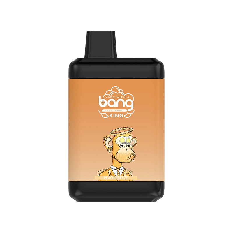 Vape monouso ricaricabile Bang King 8000 sbuffi 0% 2% 3% 5% 16 ml Pod 650mAh 20 gusti Penna Vape preriempita