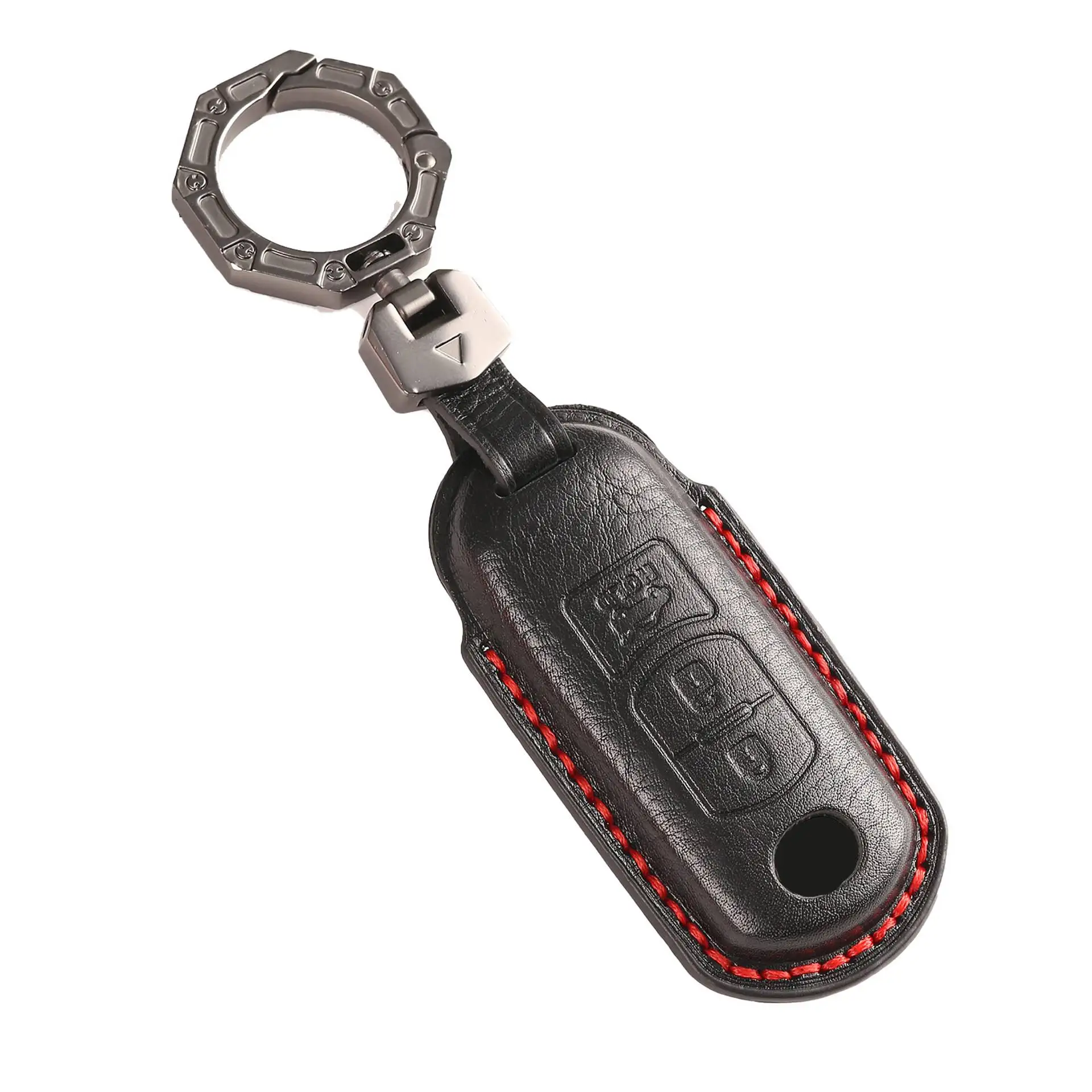 3-кнопочный чехол для смарт-ключа, кожаный чехол, автомобильный держатель для ключей для Mazda 3 6 Axela Atenza CX-5 CX5 CX-7 CX-9 2014 2015 2016