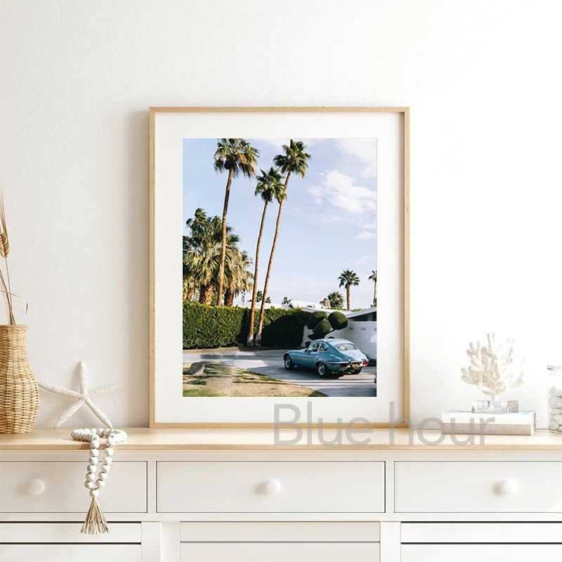 Schilderijen Strand Wall Art Prints Palmboom Kustposters Zeezicht Foto Foto's Oceaangolven Canvas Schilderij voor Woonkamer Home Decor