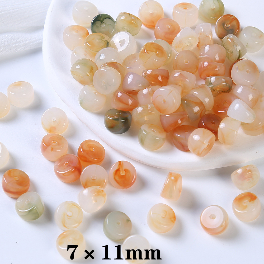 Perles acryliques pour Bracelets, colliers, boucles d'oreilles, fournitures de fabrication de bijoux, bloc irrégulier, Kit de perles en vrac pour adultes et enfants, artisanat de bricolage, vente en gros