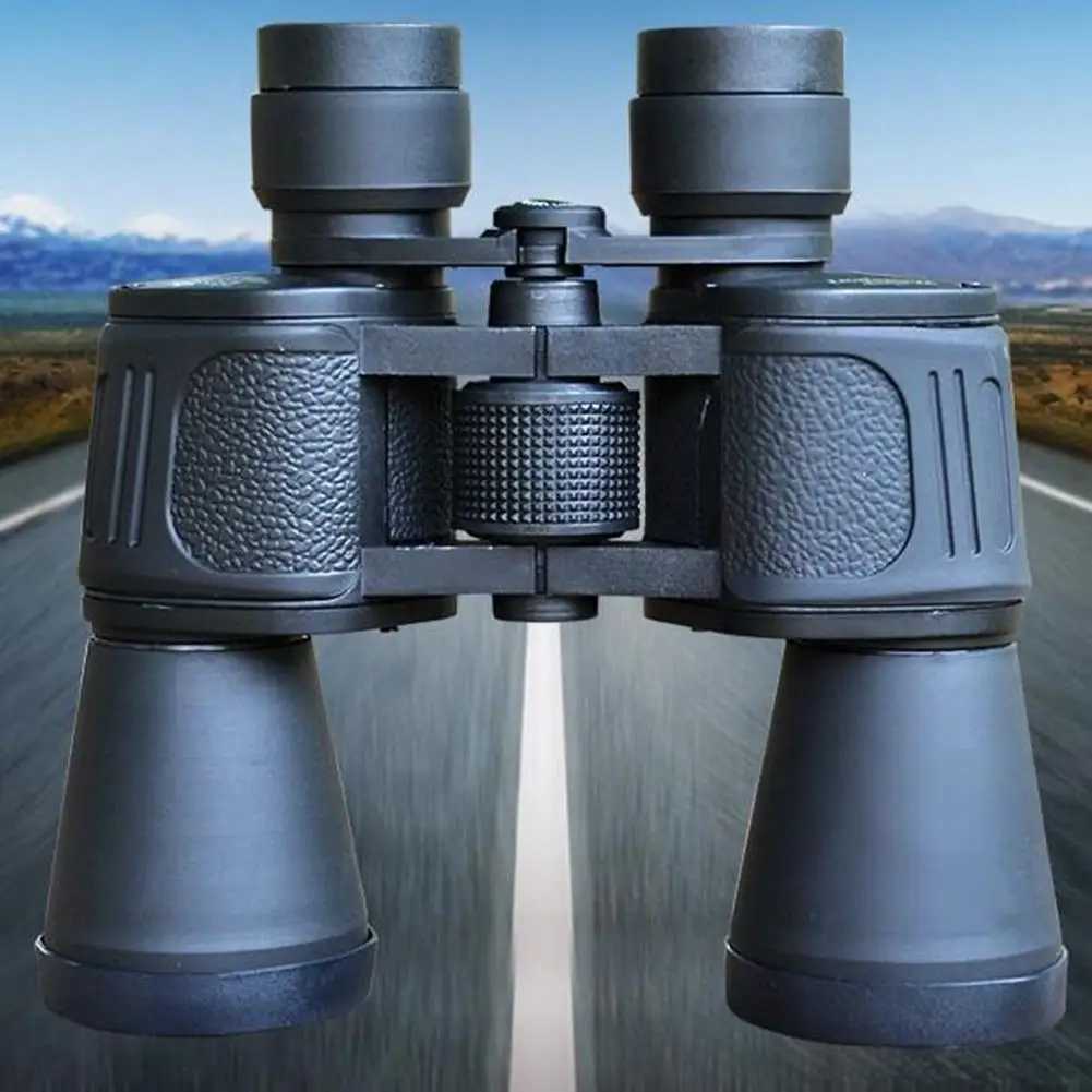 Telescopes 10X50 Powerful Binoculars Wide Angle Zoom Porro Prism Telescope For Outdoor Sightseeing Hunting Tourism Tools Drop Shipping YQ240124