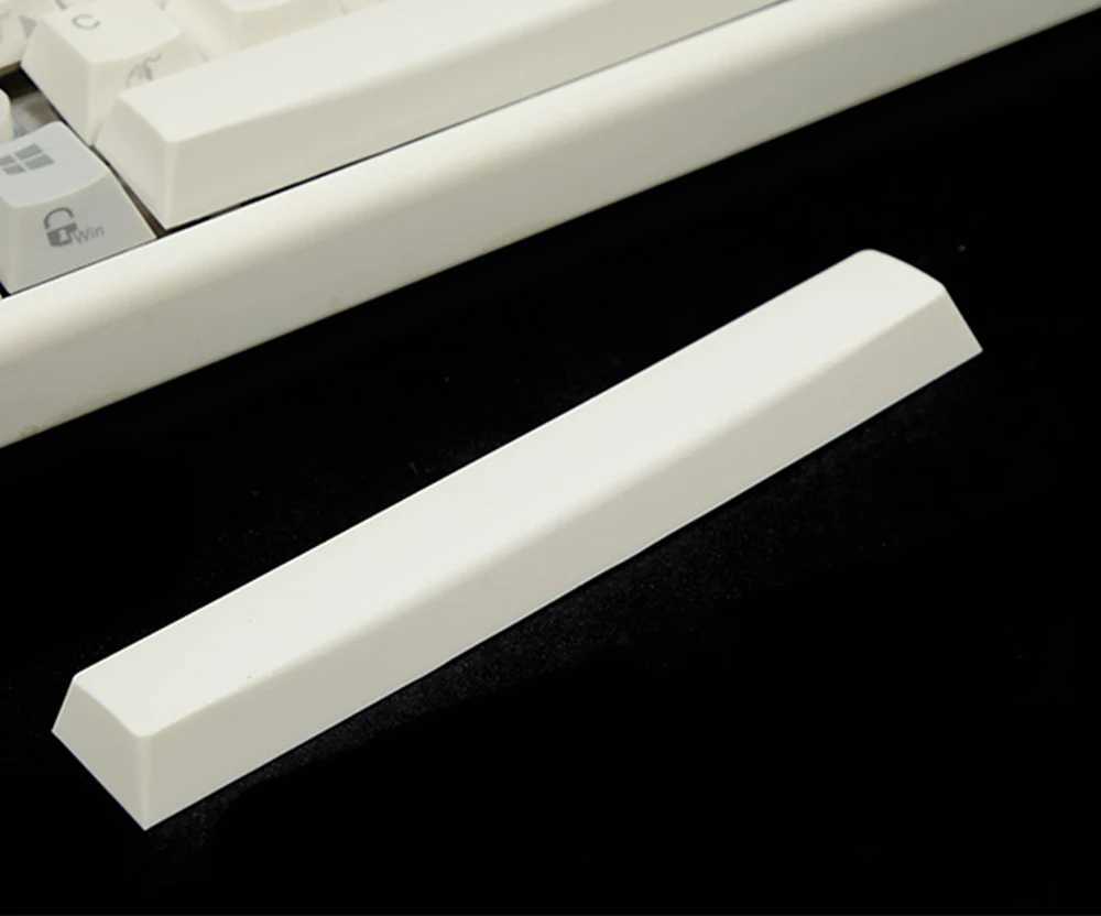 Klawiatury klawiatury 4.75U 6.25U biały czarny łuk krawędzi Spacebar PBT Keycaps dla NIZ Micro84 66 Cherry MX Gateron Kailh TTC Przełącznik Mechaniczna Klawiatura YQ240123