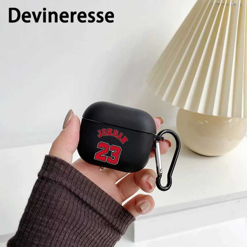 Custodie cellulari N. 23 Jersey MJ Basketballplayer Air Pod Custodia Cover auricolare wireless Airpods 12 Airpods3 Airpods Pro 2 Custodia