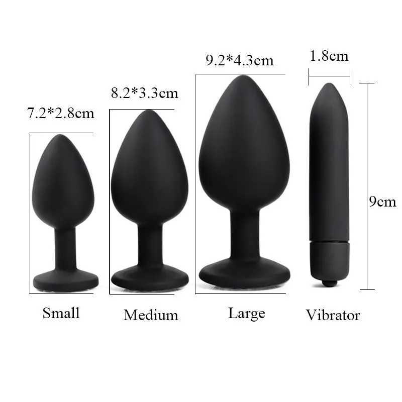 Vibratoren Prostata-Massagegerät Anal Butt Plug Anus Erweiterbar Bdsm Bondage Sex Buttplug Erotikzubehör Bullet Vibrator Sexspielzeug für Frau