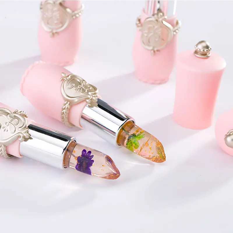 LIGLISK GLISS Crystal Jelly Lip Balm szminka Temperatura Kolor Zmiana balsamu do ust Przez przezroczystość długotrwały makijaż kremu nawilżającego gorący