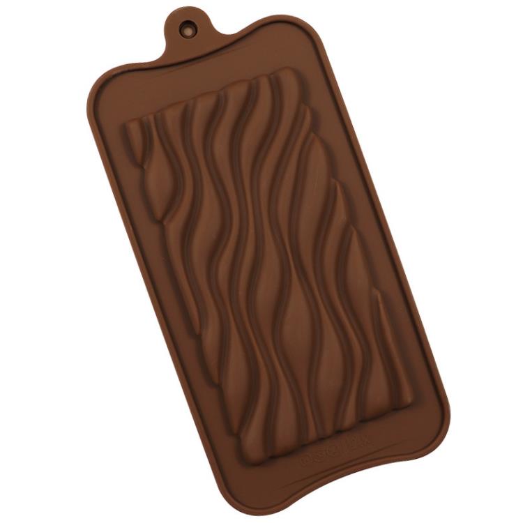 Onda completa de silicone molde de chocolate flip açúcar renda fondant moldes de cozimento diy waffle bolo ferramenta sn6324