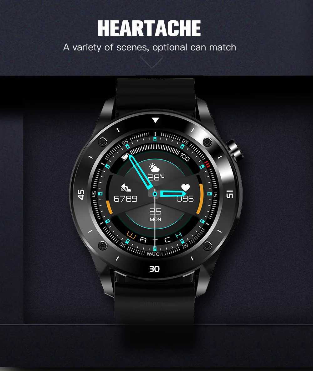 Inteligentne zegarki Lenovo Men Sport Smart Watch GT5 Full Touch Tętno Bluetooth Control Smartwatch Fitness Tracker GPS Bransoletka Kobieta Prezent YQ240125