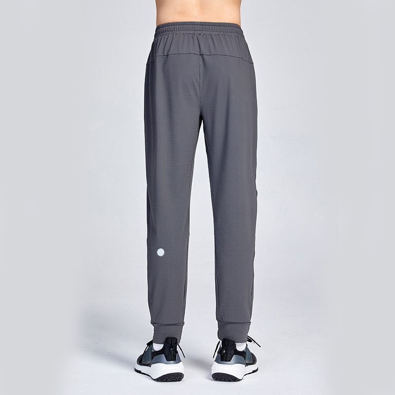 lu men jogger długie spodnie sportowe joga strój polarny kieszenie na dresowe spodnie do joggingu spodnie męskie fitness elastyczna fitness c653