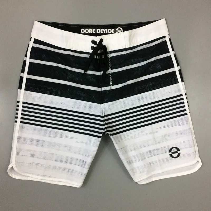 Mäns shorts 2022 randig vattenrepellens sträck sommar shorts män styrelse shorts badkläder män strand shorts män bermuda korta boardshorts j240124