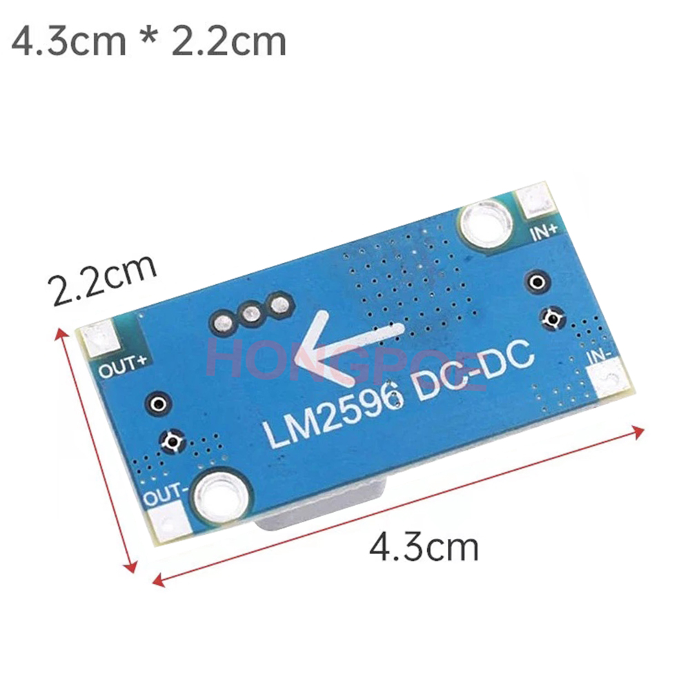 LM2596S-ADJ 3-40V DC-DC Ayarlanabilir Adım-Aşağı Voltaj Regülatörü Güç Kaynağı Modülü Kurulu 3A Buck Dönüştürücü LM2596S LM2596