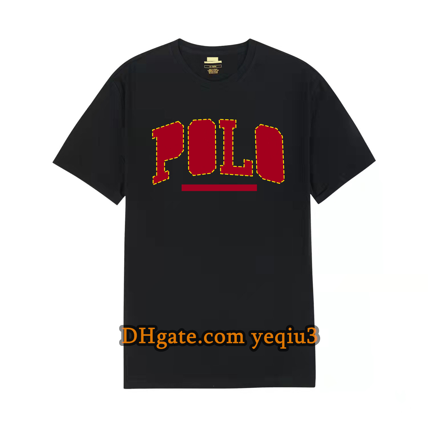 Magliette da uomo piccolo cavallo Sconti all'ingrosso T-shirt Girocollo stampato T-shirt da uomo Polo Stilista T-shirt classica Casual Cartoon Tee T-shirt di marca Promozione