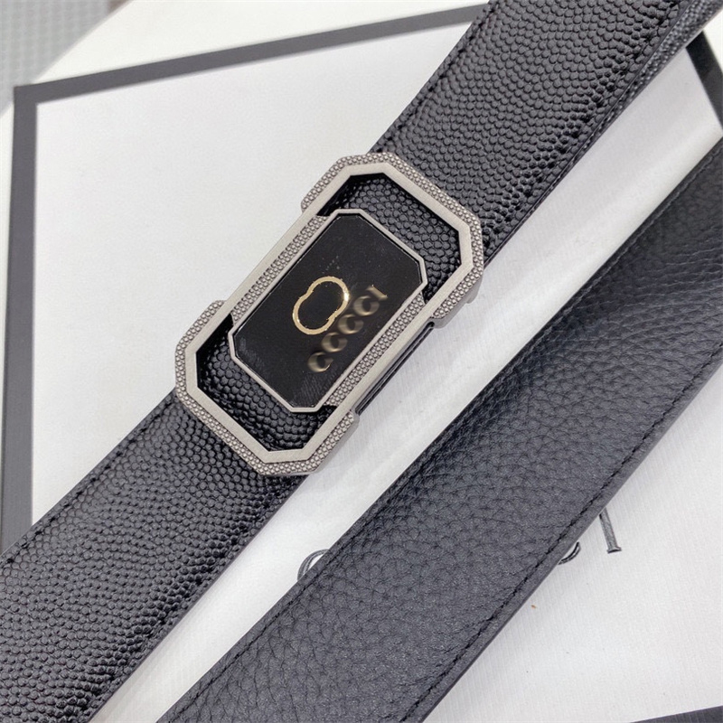 مصمم أزياء حزام فولاذ الإبزيم G العائلة الفاخرة لليجر بقرة كل موسم العمل الرسمي هدية عصرية