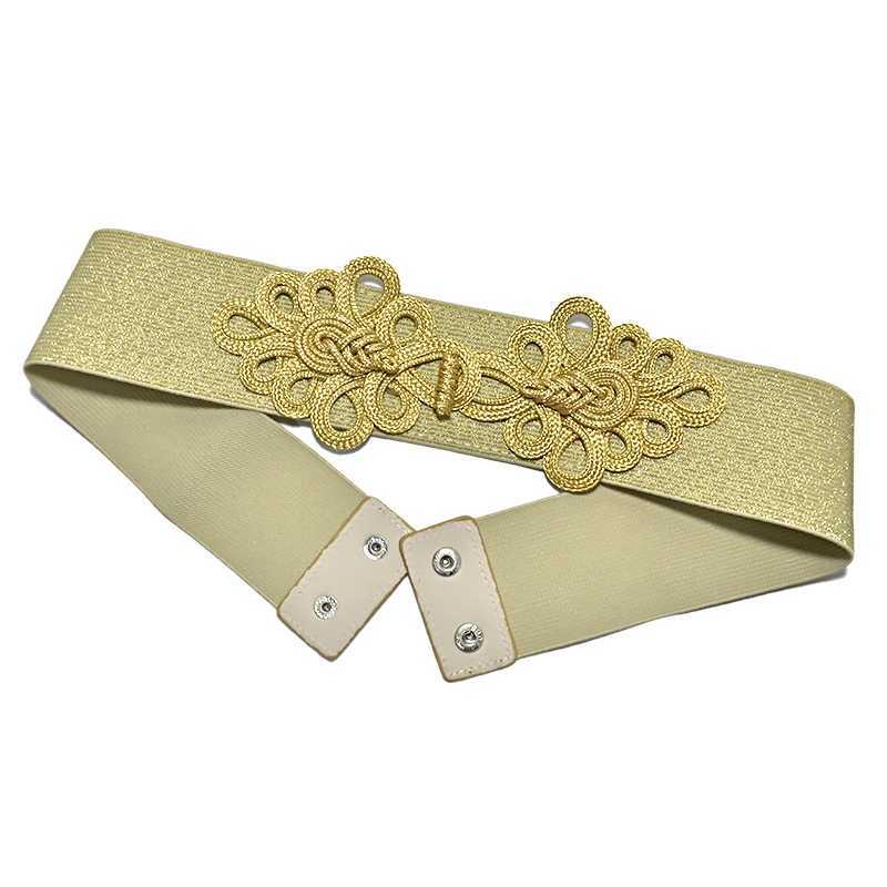Ремни женские новые эластичные золотые серебряные пояса эластичные цветочные декоративные широкие кожаные ремни для женщин модные высокого качества 2019 Bg-924