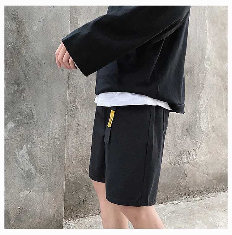 Men's Shorts Spring Summer Solid Casual Men's Versatile Cool Boys Soft Loose Denim Jeans Shorts Pant Sport Button Get A Belt J240124