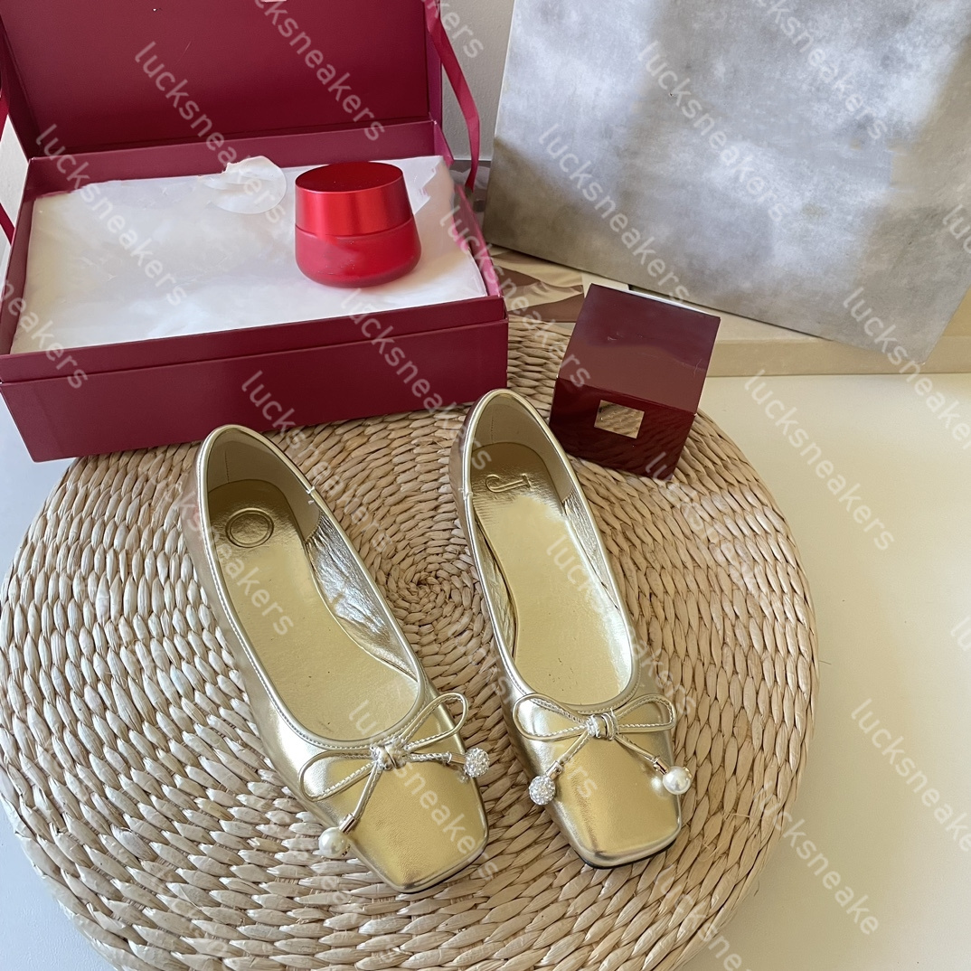 Chaussures habillées de créateurs femme Paris luxe ballerines JC cuir sexy fille mocassins haute qualité femmes mariage noir blanc doré bout carré chaussures de fête