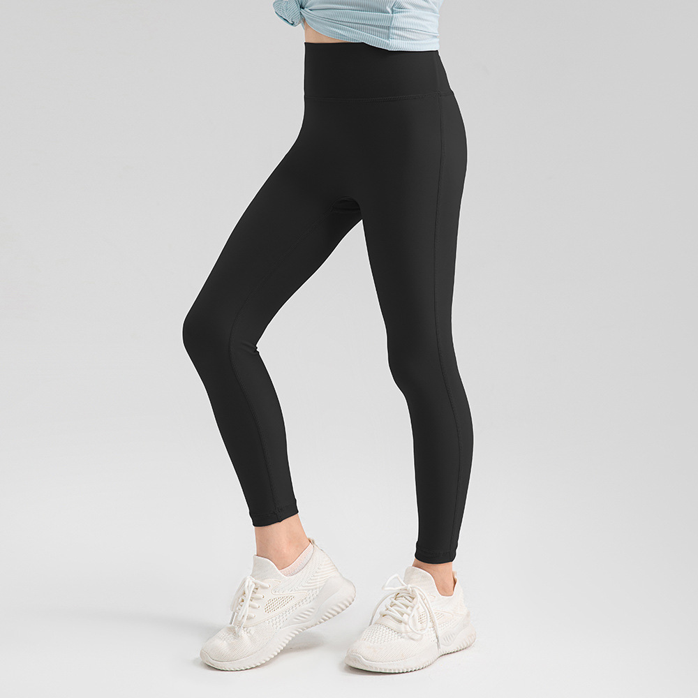 LU-1456 Mädchen Yoga Leggings Kinder Dünne Strumpfhosen Jogginghose Weiche Elastische Sport Enge Hosen Kinder Tanzen Dünne Hosen