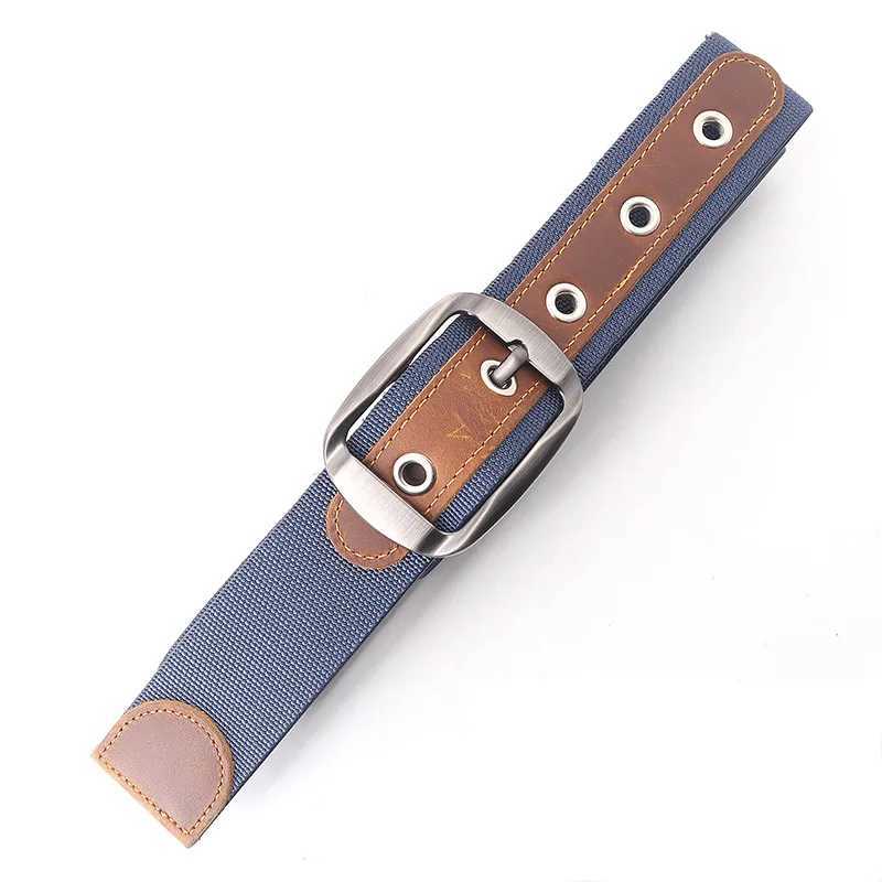 Riemen Metalen Pin Gesp Mannen Canvas Tactische Riem Hoge Kwaliteit 3.8 cm Breedte Gevlochten Mannelijke Riemen Militaire Training Mode leger Tailleband