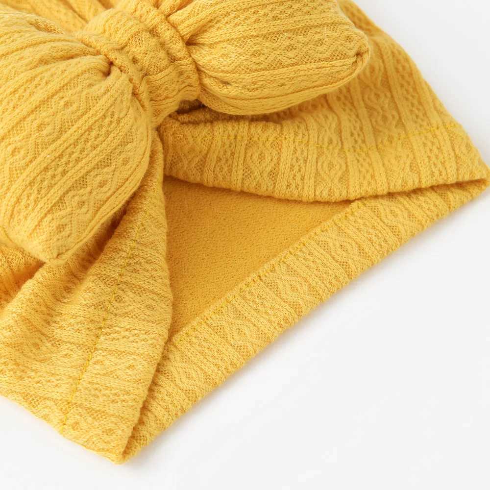 Berretti Beanie/Teschio Adorabile Bowknot Cappello lavorato a maglia bambini Carino Tinta unita Neonate Ragazzi Cappello Turbante Morbido Berretto neonato Berretti a maglia Copricapo 240125