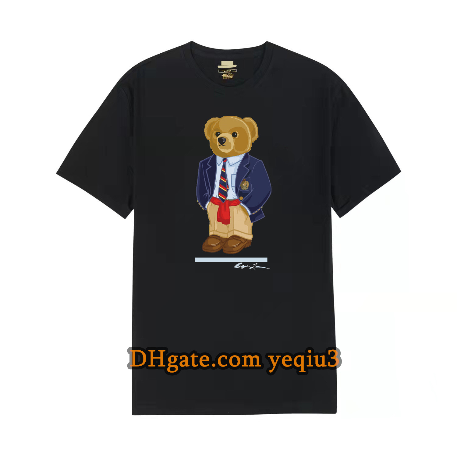 Hommes T-shirts petit cheval Remises en gros T-shirt Col rond T-shirts imprimés hommes Polos Créateur de mode T-shirt classiques Casual Cartoon Tee Marque T-shirt Promotion