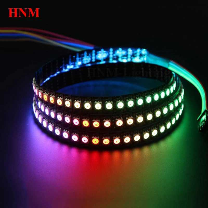 LED Neon İşaret 2m 144leds/m WS2815 LED Şerit 12V 5050 SMD RGB Pixel Neon Esnek Bant Işık TV lambası Beyaz/Siyah PCB IP20/IP65/IP67 YQ240126