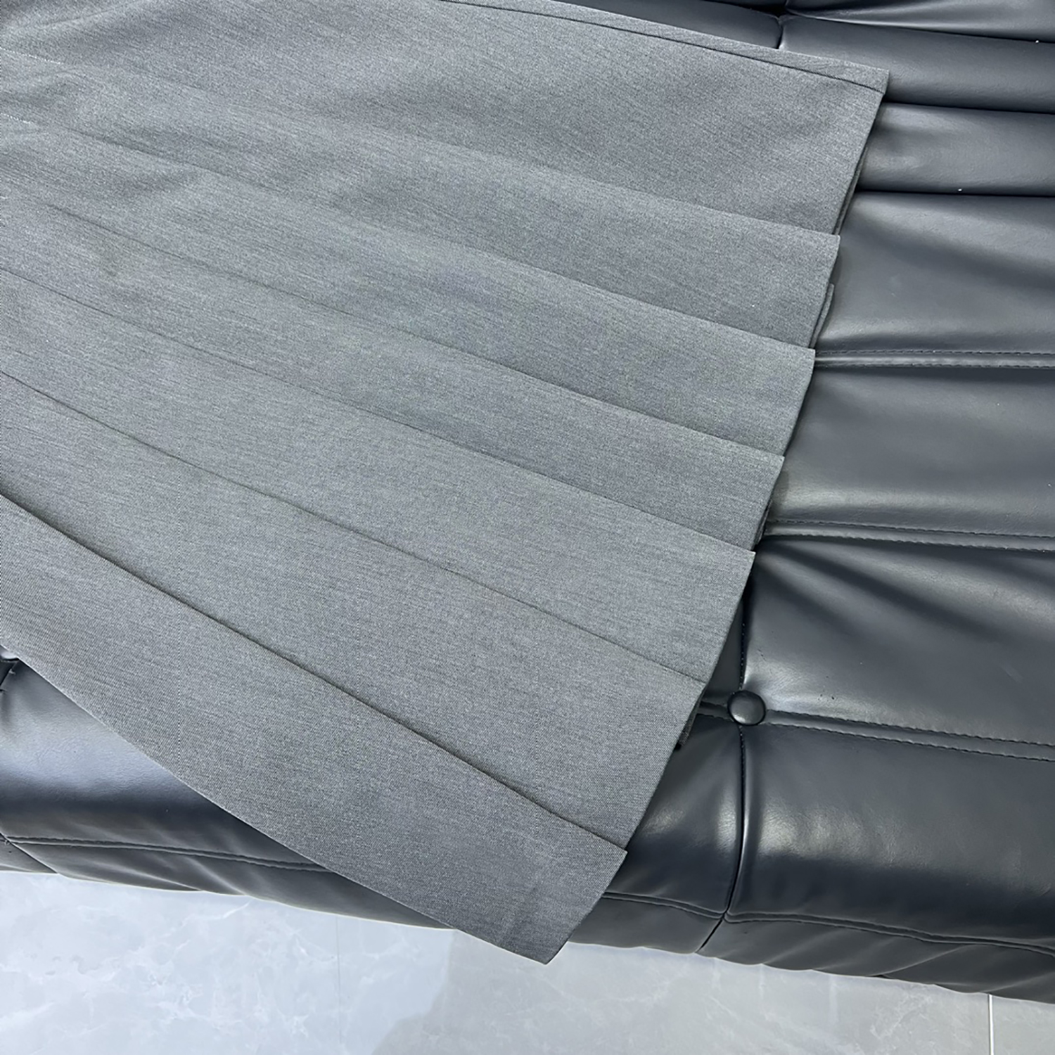 Projektantka Krótka spódnica z wysokim talią liter stretch