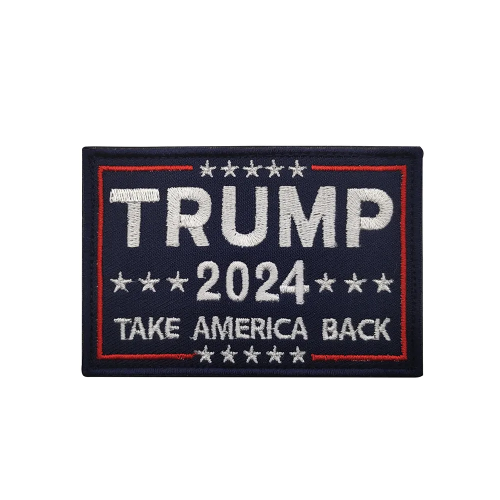 Donald Trump 2024 Embroidery Patches Badge Patch Emblems Tactical Armbands Clothes Accessoriesb Patches