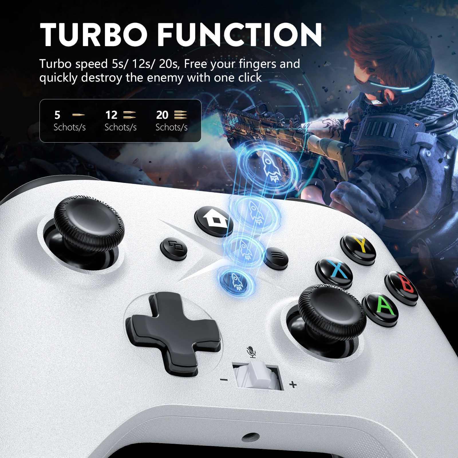 Game Controllers Joysticks 2.4 G Wireless Game Controller For Xbox OneXbox Series SX Windows 7/8/10 Built-In Rechargeable Battery Dual-Vibration PC Joyst YQ240126