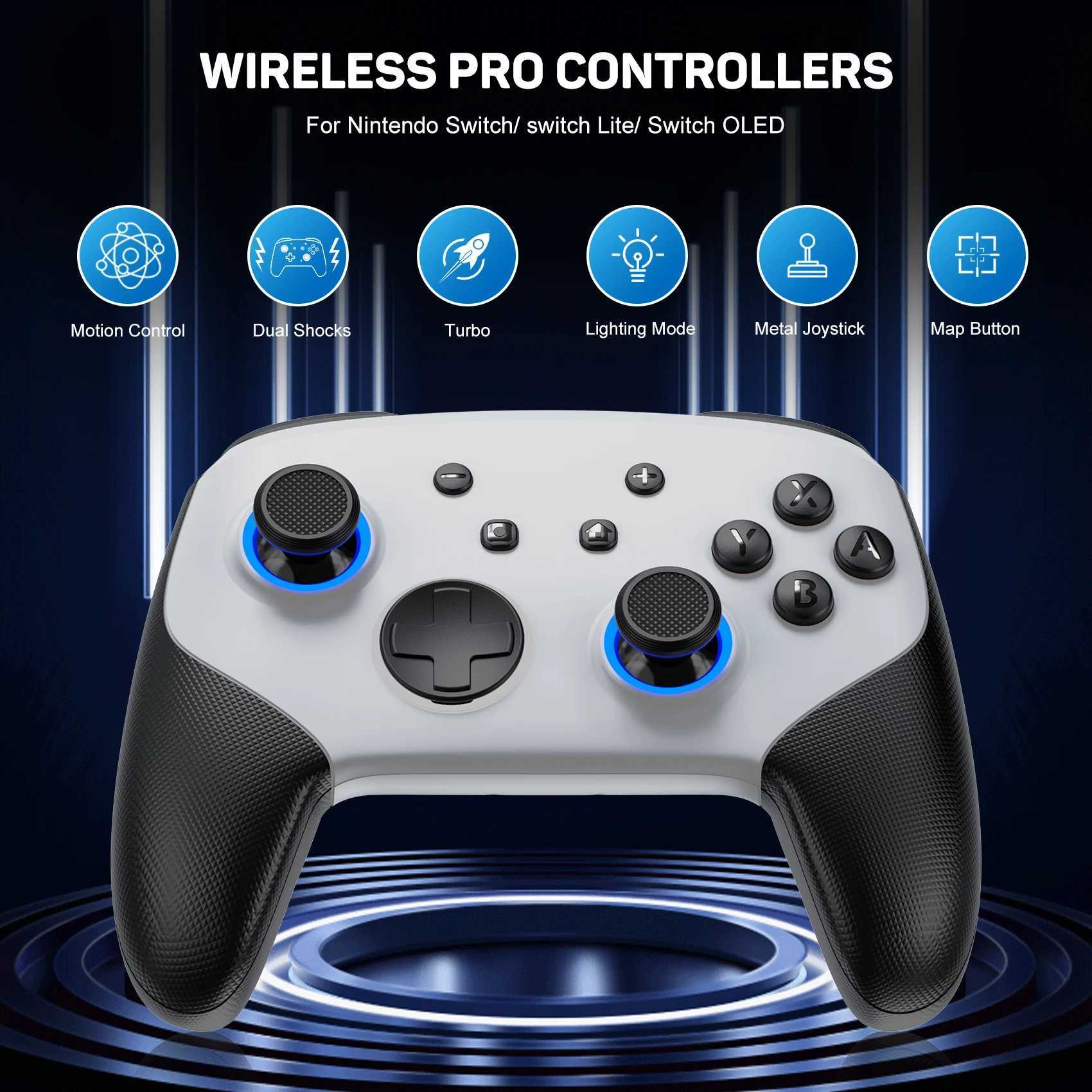 Gamecontroller Joysticks LinYuvo KS11 Wireless Pro Controller Mechanischer PC-Controller Gamepad mit Wake Up RGB-Licht Kompatibler Switch Steam YQ240126