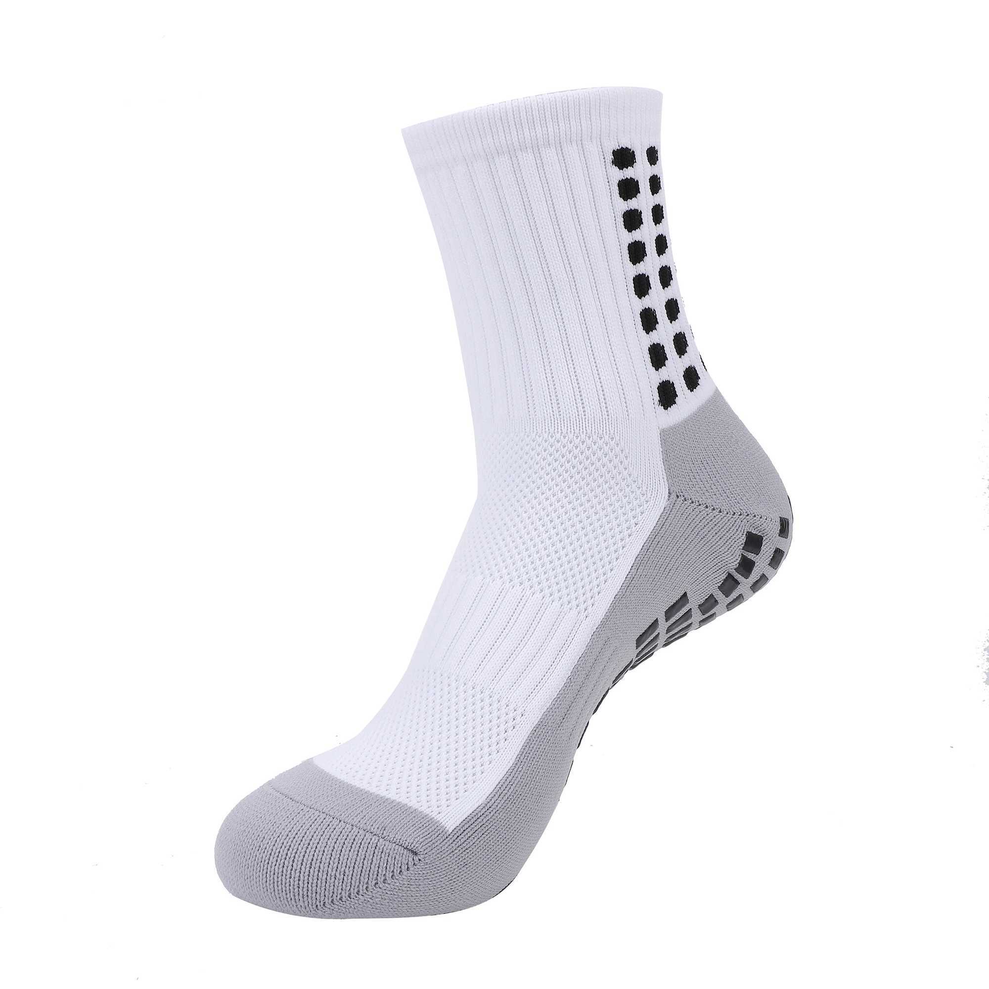 Sports Socks 1 par Football Socks Men Women Sports Socks Non-Slip Silicone Bottom Soccer Socks Rugby Tennis Volleyball Badminton Socks Outd YQ240126