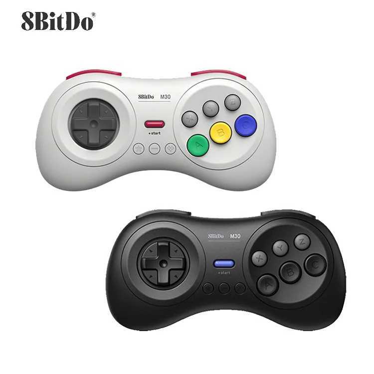 Game Controllers Joysticks 8BitDo M30 White Controller Bluetooth Gamepad For Android Windows Macos Steam Switch RaspberryPi Wireless Joystick YQ240126