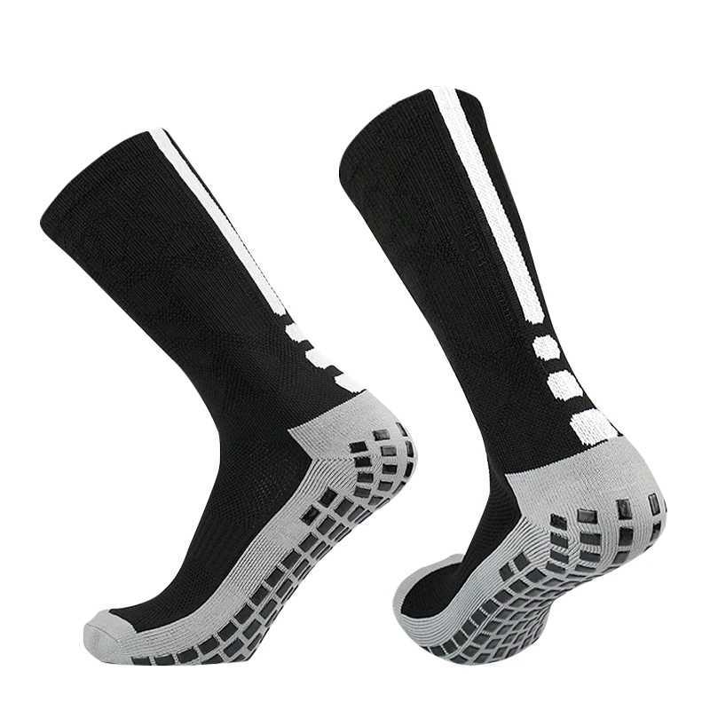 Sports Socks New Silicone Competition Training Non-Slip Football Socks Men Women Outdoor Sports Breattable Sweat Wicking Soccer Socks YQ240126