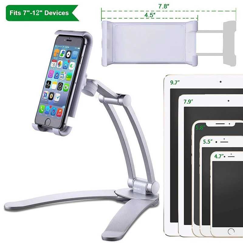 Tablet pc stands venda quente suporte para portátil tablet montagem na parede adequado para 10.5 Polegada de metal largo 5 yq240125