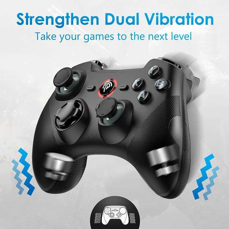 Kontrolery gier Joysticks Easysmx 9101 bezprzewodowy gamepad Android Joystick kontroler gier Xiaomi Mi TV Box Smart TV IPTV Smart TV Box PC YQ240126