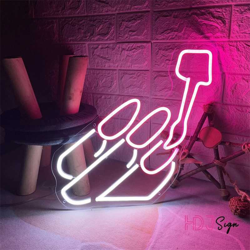 Insegna al neon a LED Negozio di manicure Insegna al neon Luci a LED Salone unghie Luci al neon Insegna a LED Decorazione da parete Lampada al neon Cutsom Nails Salone di bellezza Led Neon YQ240126