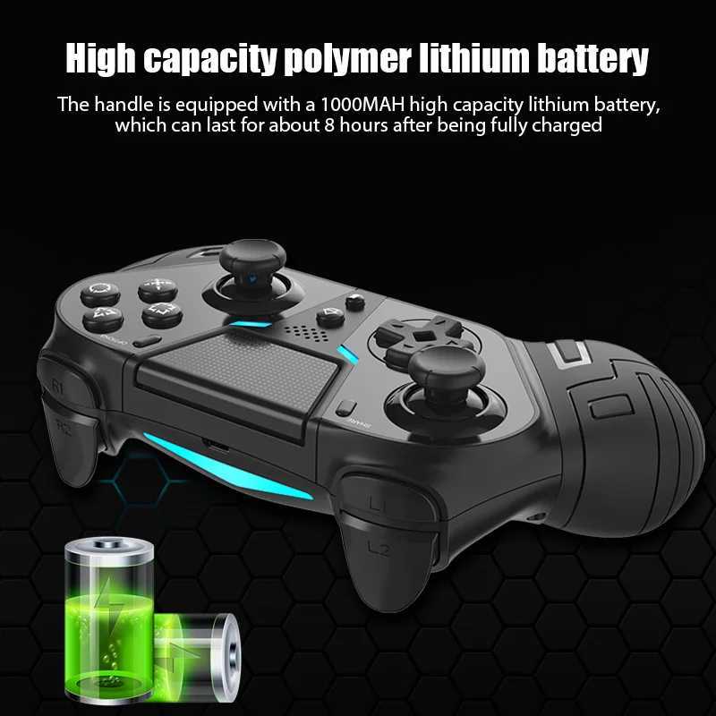 Kontrolery gier JOYSTICKS Kontroler do PlayStation 4 sterowanie bezprzewodowym Bluetooth Mobile Android TV GamePad Pad gam