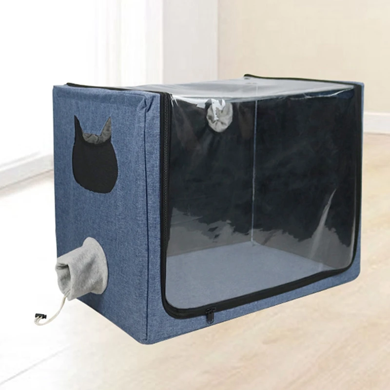 キャリアホットセールペット酸素ケージ霧化ボックス犬猫ポータブルキャリーバッグ呼吸呼吸呼吸ペットベビー繁殖ペットホテル動物cag
