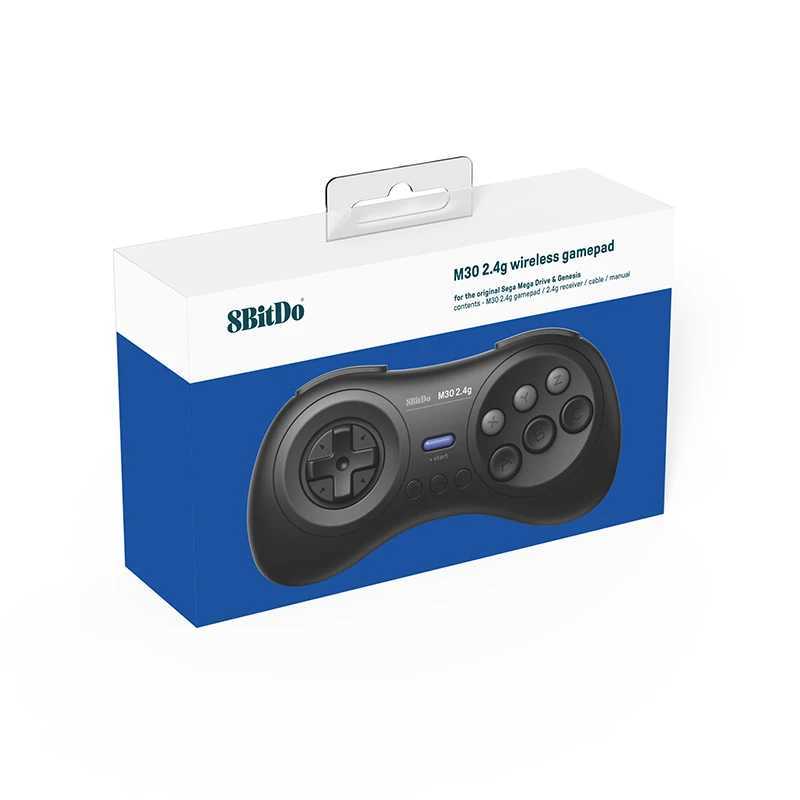 Kontrolery gier joysticks 8bitdo M30 2.4G bezprzewodowy gamepad dla Sega Genesis/Gega Genesis Mini i Mega Drive/Mini - Sega Genesis bezprzewodowy kontroler gier YQ240126