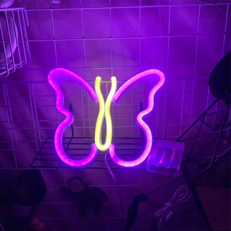 LED Neon Sign Nice Hot LED Neon Light Sign Wall Art Hanging Night Lamp Xmas Birthday Gift Wedding Party Game Room Desk Lighting Home Decor YQ240126