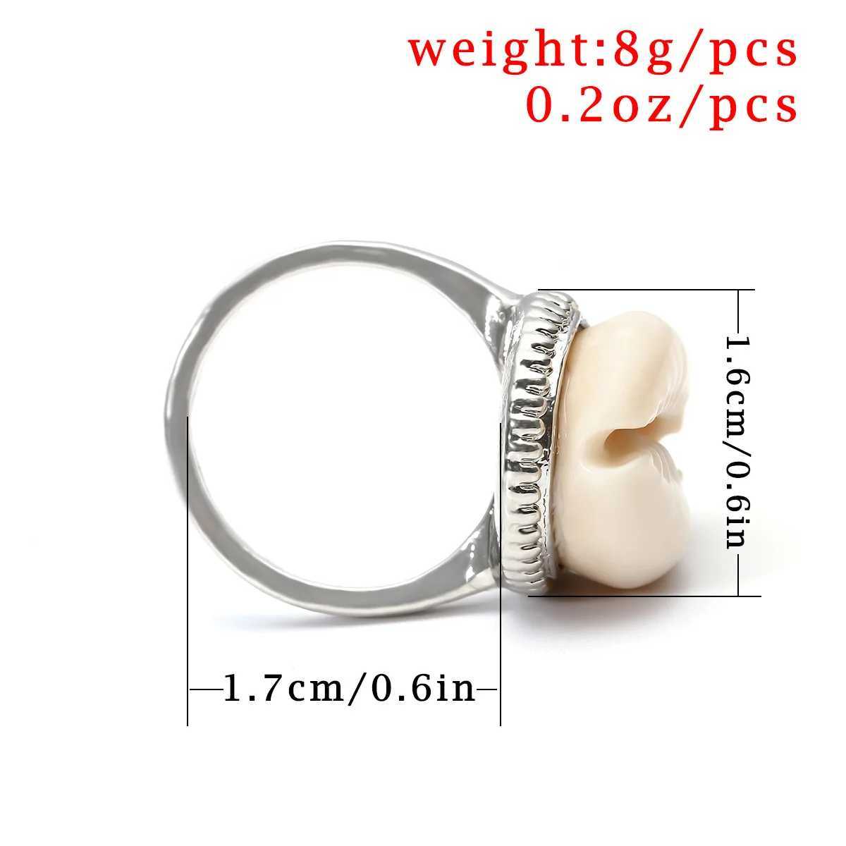 Band Rings Bohemian Antique silver Color Shell Ring Midi Finger Knuckle Rings for Women Summer Beach Jewelry Anillos Accessories 240125