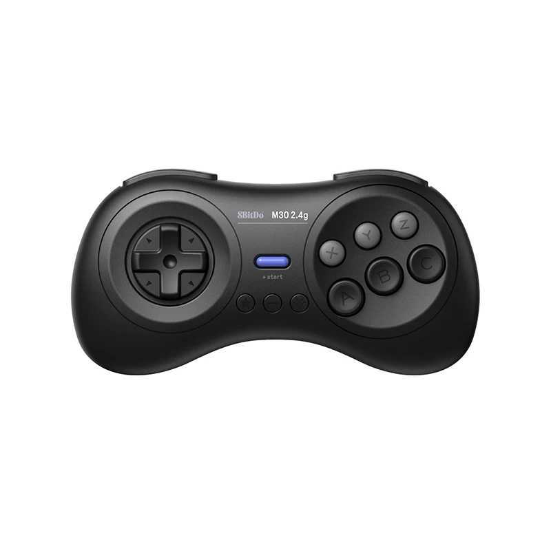 Manettes de jeu Joysticks 8BitDo M30 2.4G Manette de jeu sans fil pour Sega Genesis/Gega Genesis Mini et Mega Drive/Mini - Contrôleur de jeu sans fil Sega Genesis YQ240126