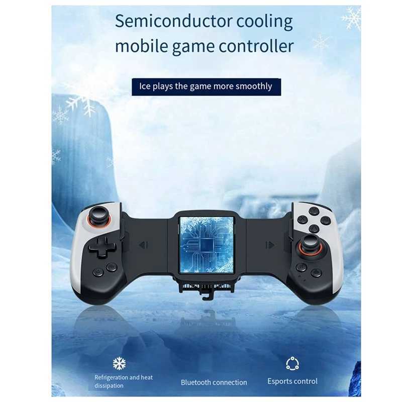 Game Controllers Joysticks Telescopic Gamepad Controller Semiconductor Radiator Game Cooler Handle For IOS/Switch/Android Game Console Joystick YQ240126