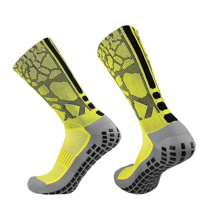 Sports Socks New Silicone Competition Training Non-Slip Football Socks Men Women Outdoor Sports Breattable Sweat Wicking Soccer Socks YQ240126