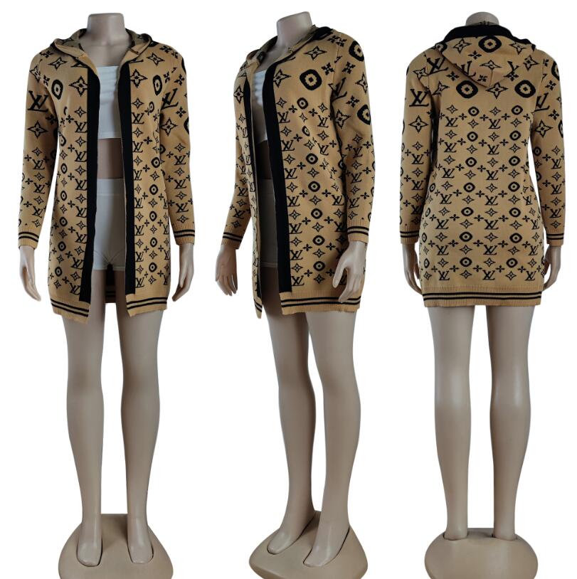 Nya kvinnors tröjor Kvinnor Casual Fashion Designer Sweaters Luxury Brands Knitwear Coat