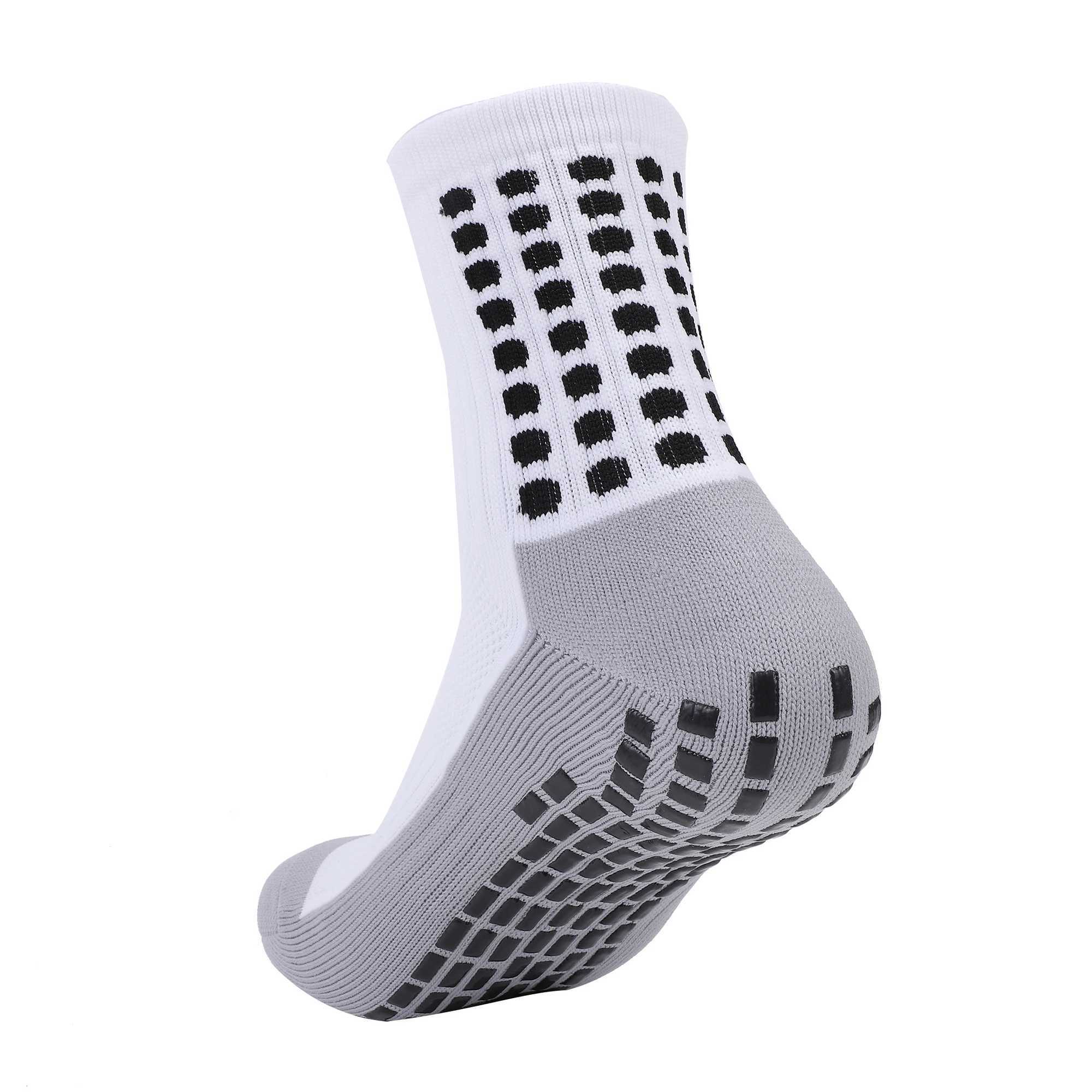 Sports Socks 1 par Football Socks Men Women Sports Socks Non-Slip Silicone Bottom Soccer Socks Rugby Tennis Volleyball Badminton Socks Outd YQ240126